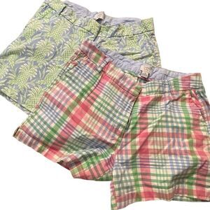 Crown & Ivy Women’s Caroline Plaid/Pineapple Shorts